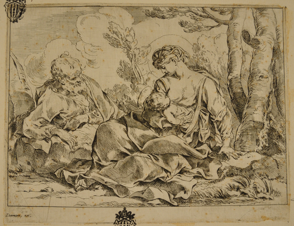 Biscaino Bartolomeo (?) - Madonna con Bambino e tre angeli